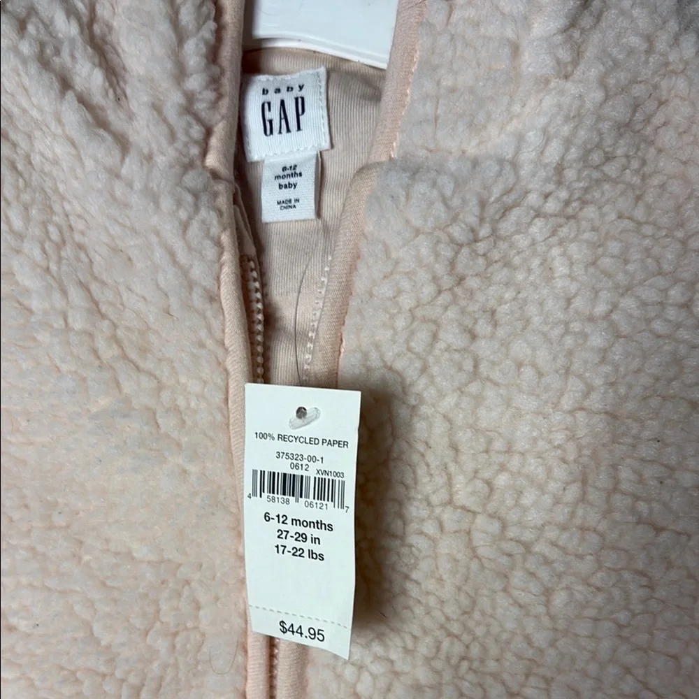 GAP Cream Fleece Kids Footie